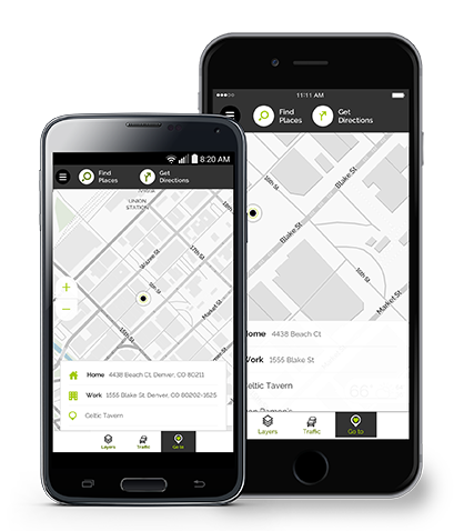 MapQuest favorites feature