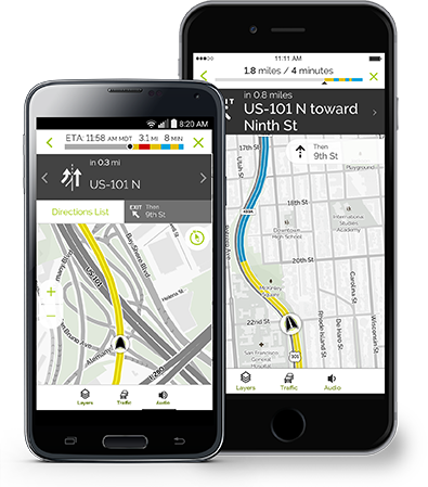 MapQuest navigate feature